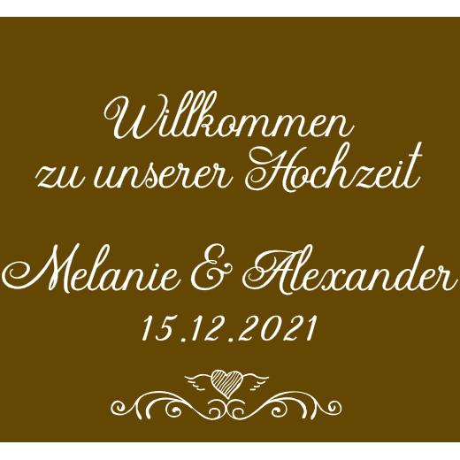 Aufkleber selber gestalten - Arbeitsfläche 50cm x 50cm