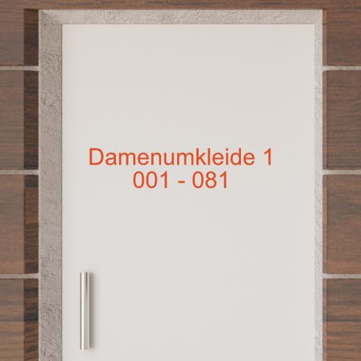 Türaufkleber selber gestalten