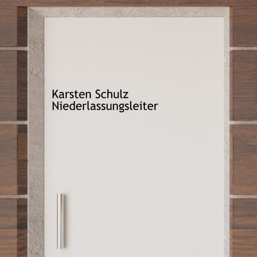 Türaufkleber selber gestalten