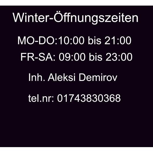 Öffnungszeiten Aufkleber selber gestalten