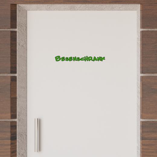 Türaufkleber selber gestalten