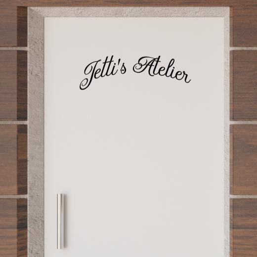 Türaufkleber selber gestalten