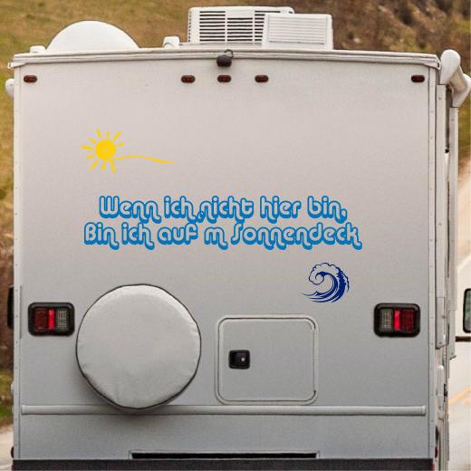 Wohnmobil Aufkleber selber gestalten