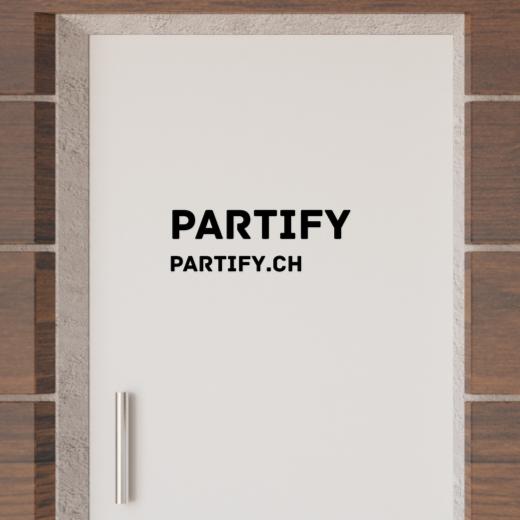 Türaufkleber selber gestalten