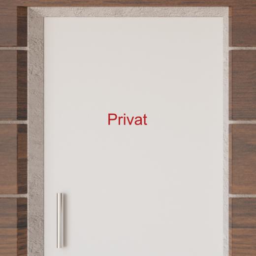 Türaufkleber selber gestalten