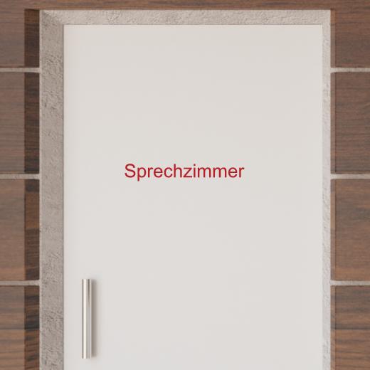 Türaufkleber selber gestalten