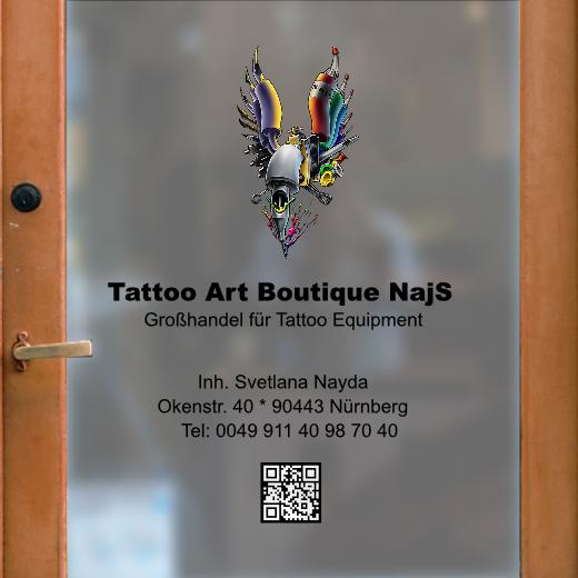 Öffnungszeiten Aufkleber selber gestalten