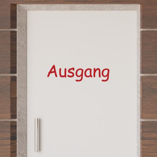 Türaufkleber selber gestalten