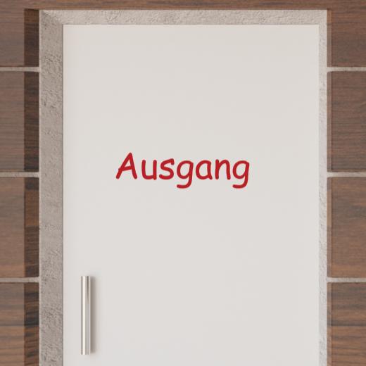 Türaufkleber selber gestalten