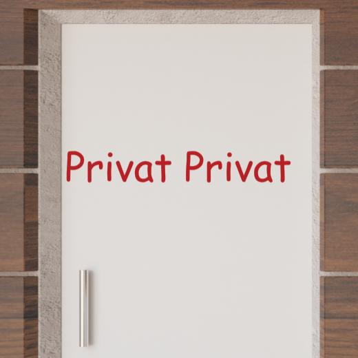 Türaufkleber selber gestalten