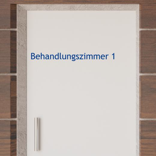 Türaufkleber selber gestalten