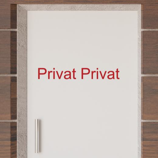 Türaufkleber selber gestalten