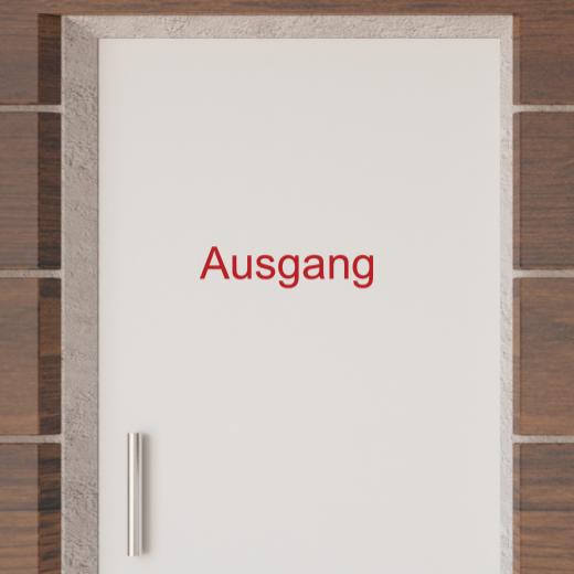 Türaufkleber selber gestalten