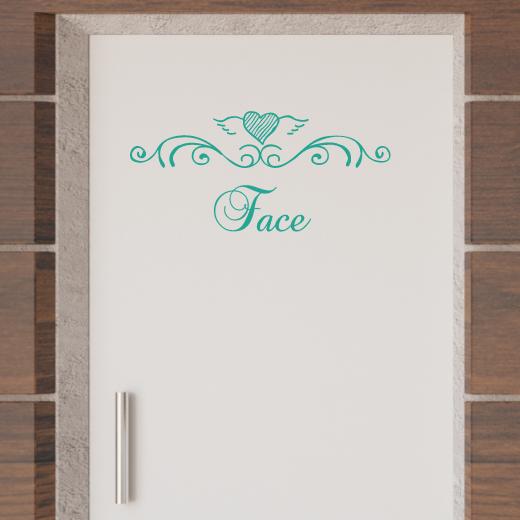 Türaufkleber selber gestalten