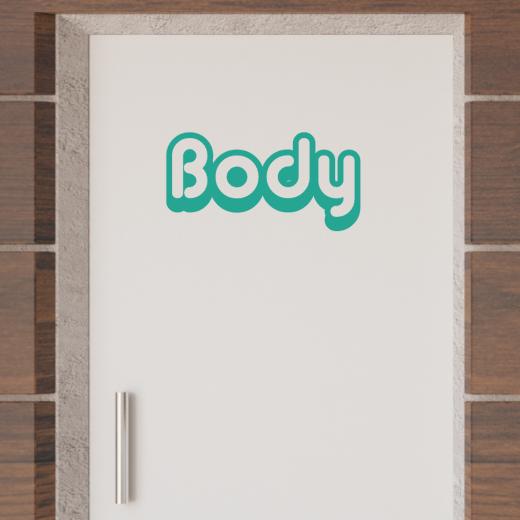 Türaufkleber selber gestalten