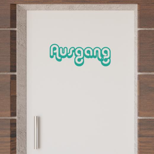 Türaufkleber selber gestalten