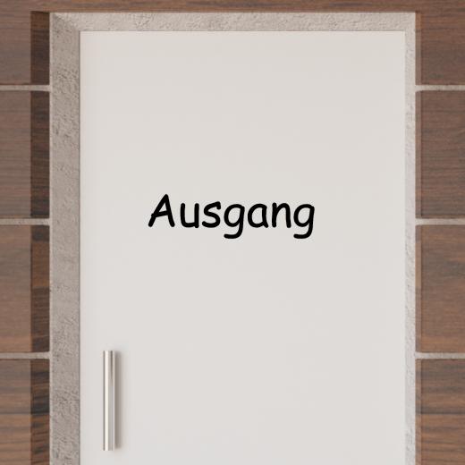 Türaufkleber selber gestalten