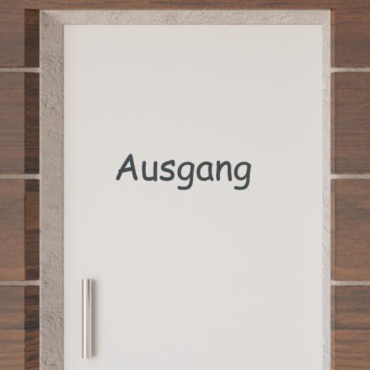 Türaufkleber selber gestalten