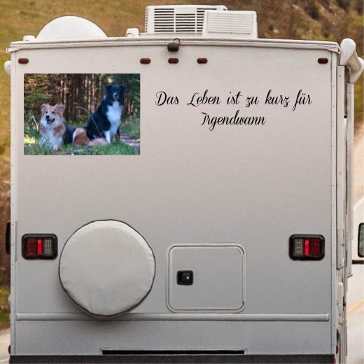 Wohnmobil Aufkleber selber gestalten