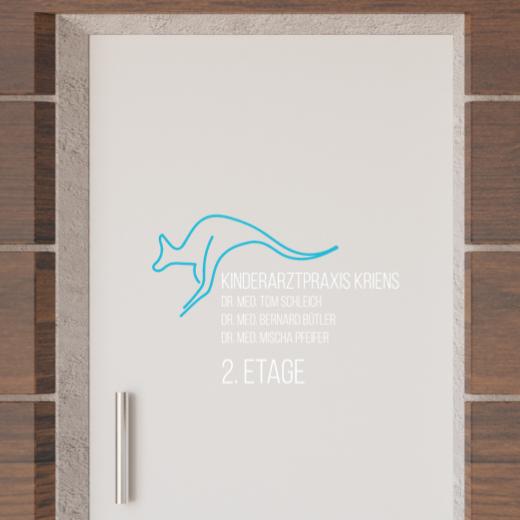 Türaufkleber selber gestalten