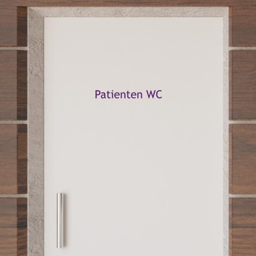 Türaufkleber selber gestalten