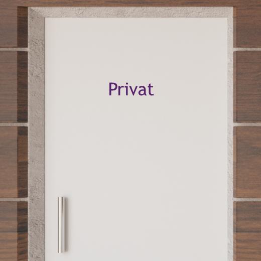 Türaufkleber selber gestalten