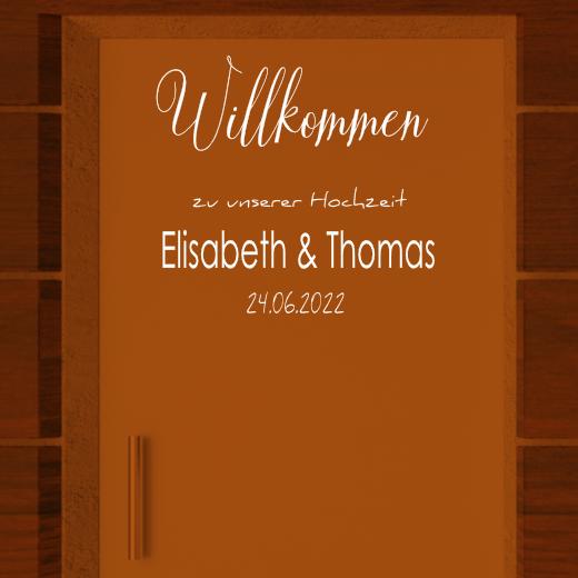 Türaufkleber selber gestalten