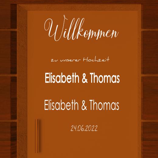 Türaufkleber selber gestalten