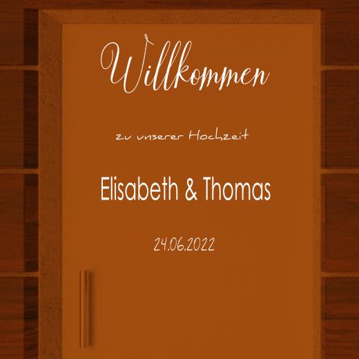 Türaufkleber selber gestalten