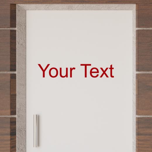 Türaufkleber selber gestalten