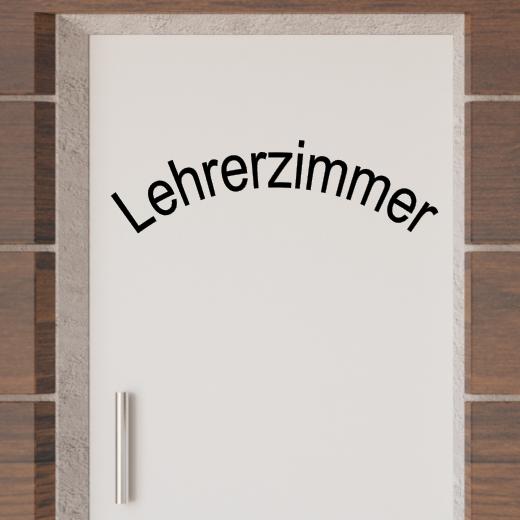 Türaufkleber selber gestalten