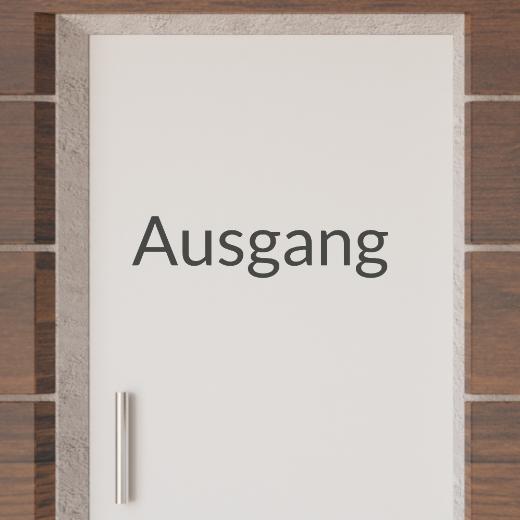 Türaufkleber selber gestalten