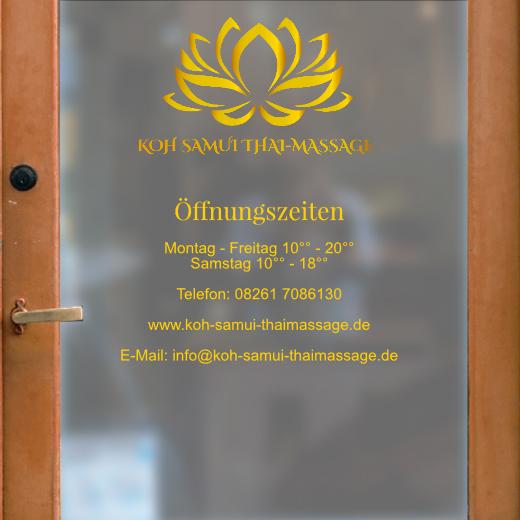 Öffnungszeiten Aufkleber selber gestalten