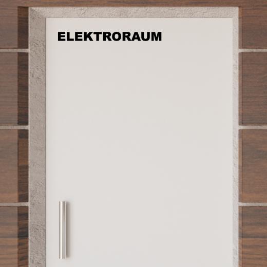 Türaufkleber selber gestalten