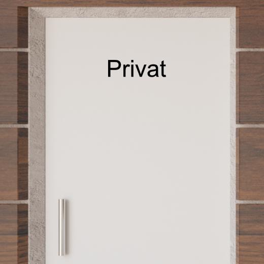 Türaufkleber selber gestalten