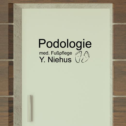 Türaufkleber selber gestalten