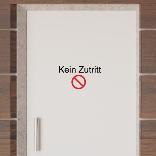 Türaufkleber selber gestalten