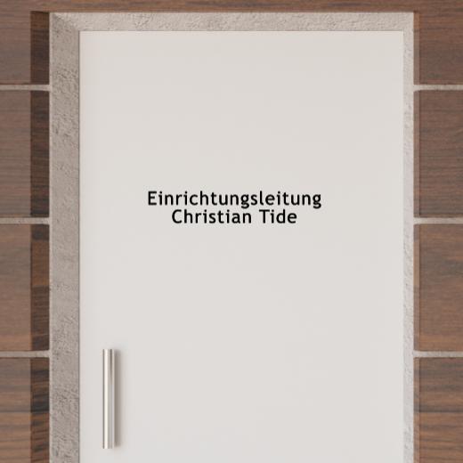 Türaufkleber selber gestalten