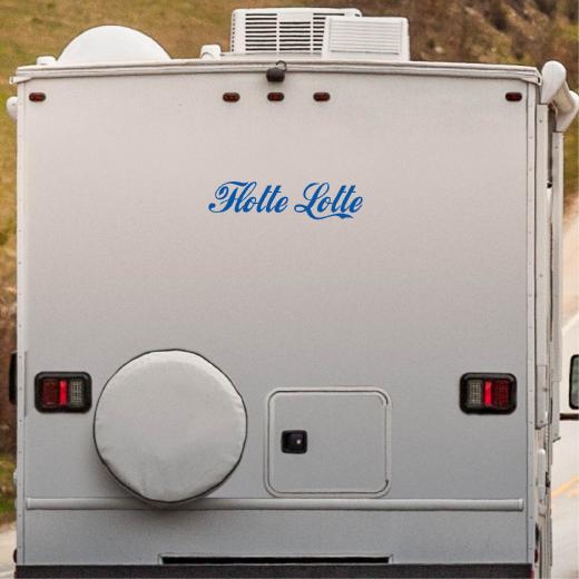 Wohnmobil Aufkleber selber gestalten