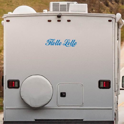 Wohnmobil Aufkleber selber gestalten