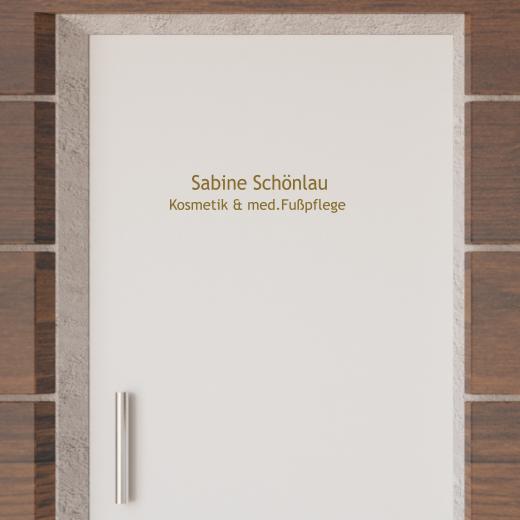 Türaufkleber selber gestalten