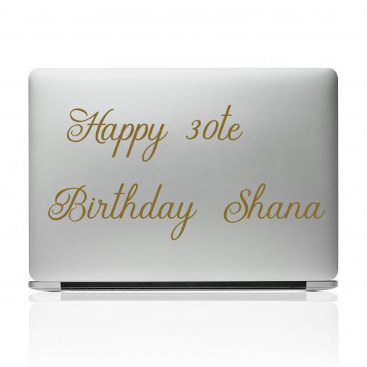 Laptop Aufkleber selber gestalten