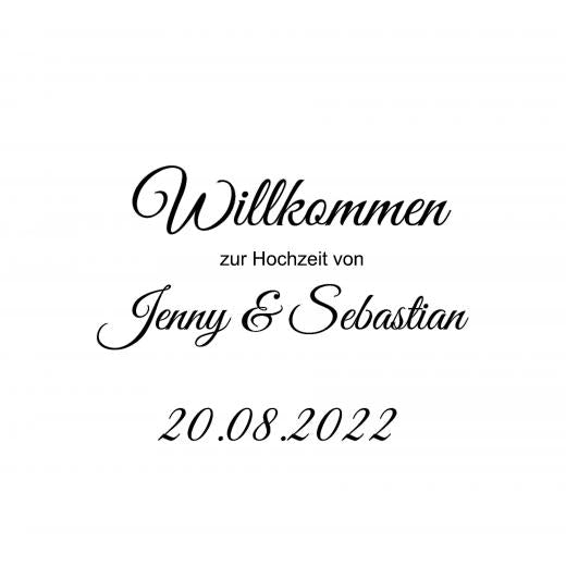 Aufkleber selber gestalten - Arbeitsfläche 50cm x 50cm