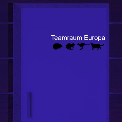 Türaufkleber selber gestalten