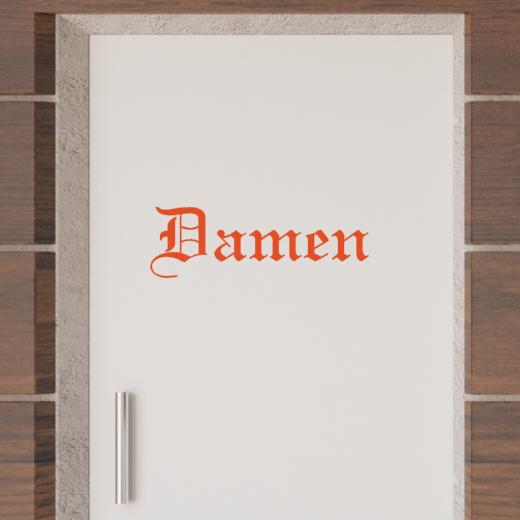 Türaufkleber selber gestalten