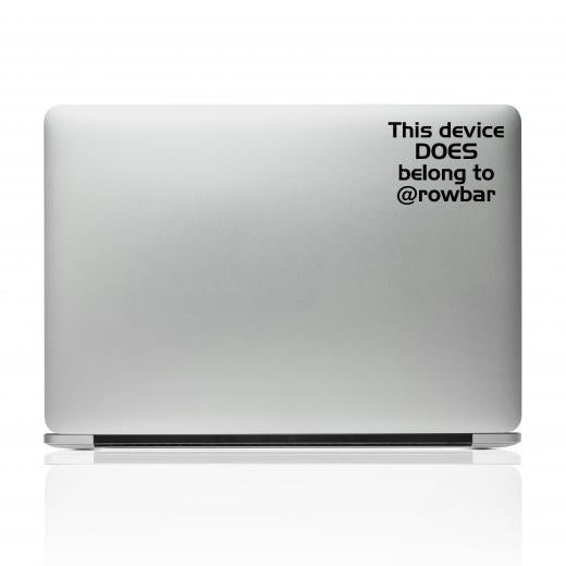 Laptop Aufkleber selber gestalten