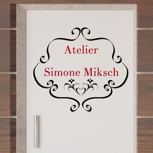 Türaufkleber selber gestalten