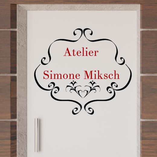 Türaufkleber selber gestalten