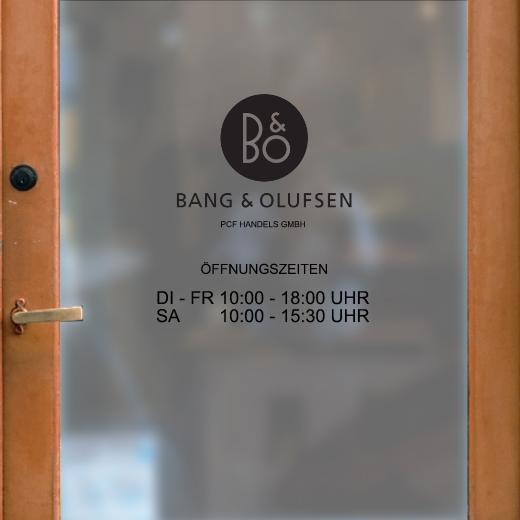 Öffnungszeiten Aufkleber selber gestalten