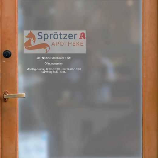 Öffnungszeiten Aufkleber selber gestalten